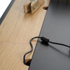 MORSE  Study Desk 140cm -  Black & Oak