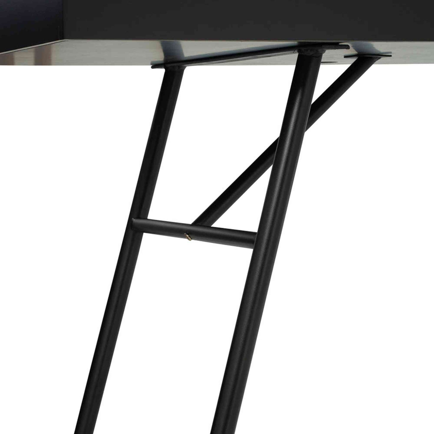 MORSE  Study Desk 140cm -  Black & Oak