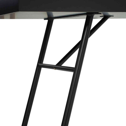 MORSE  Study Desk 140cm -  Black & Oak
