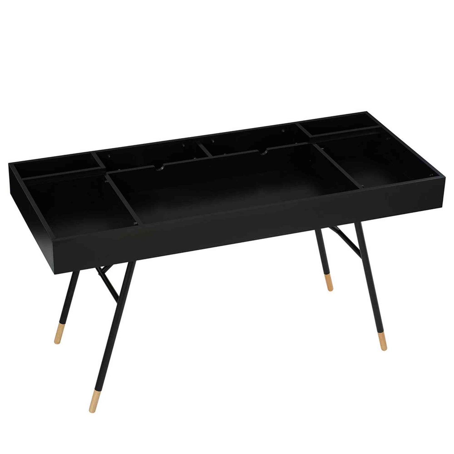 MORSE  Study Desk 140cm -  Black & Oak