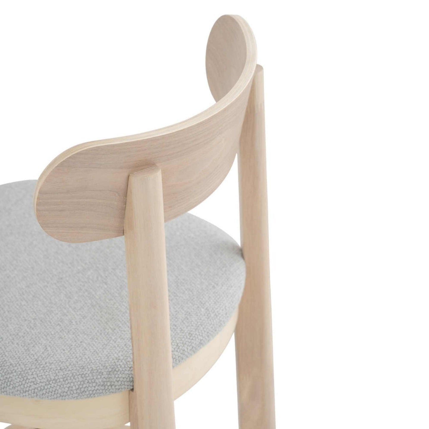LOWEN Bar Stool - Oak & Light Grey