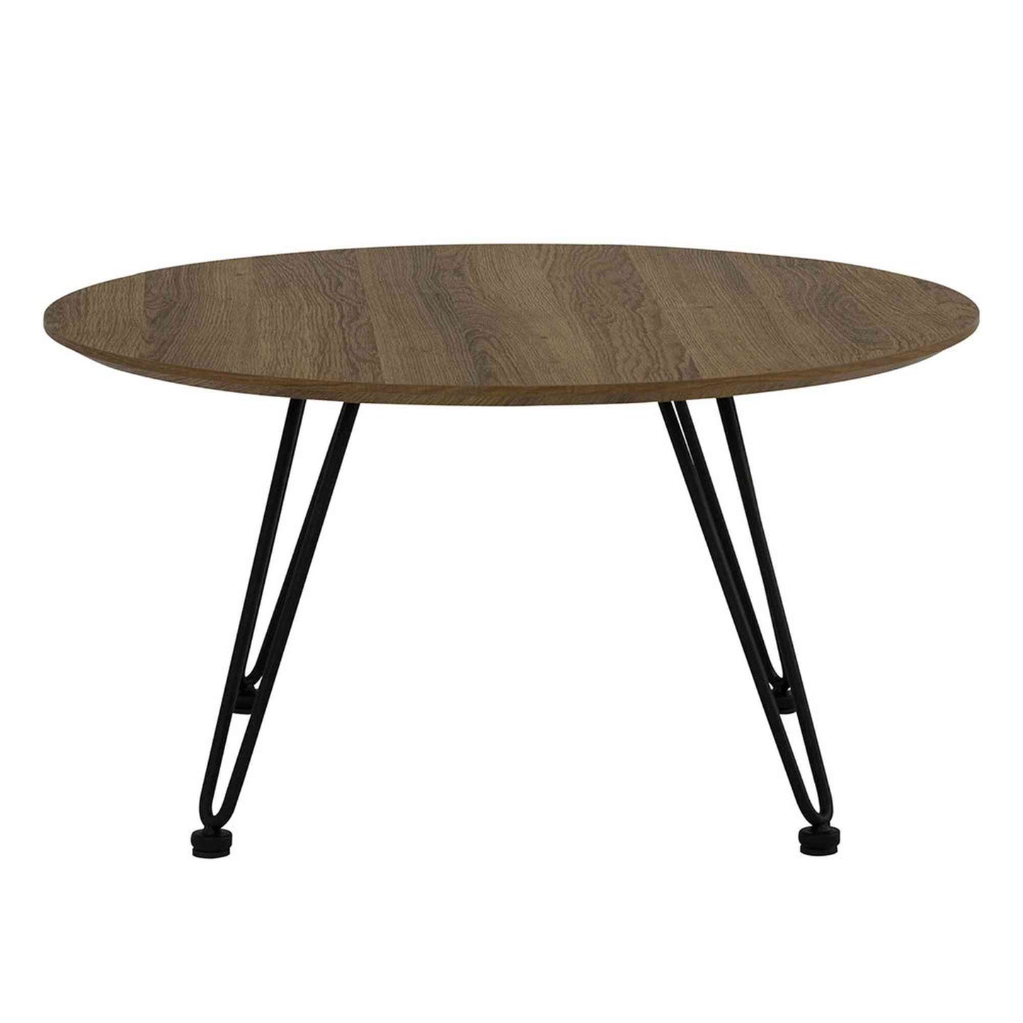 CORWIN Round Coffee Table 70cm - Walnut