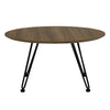 CORWIN Round Coffee Table 70cm - Walnut