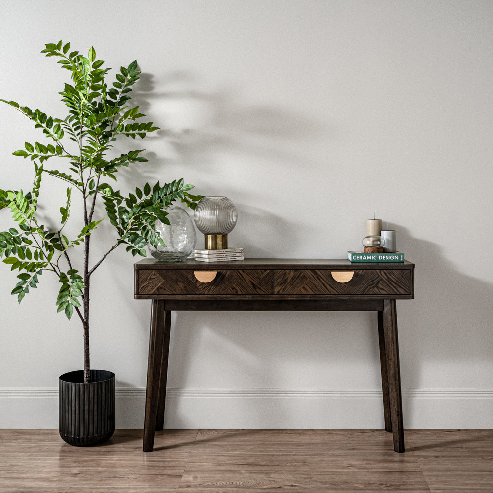 LOFTUS Console Table 120cm - Walnut