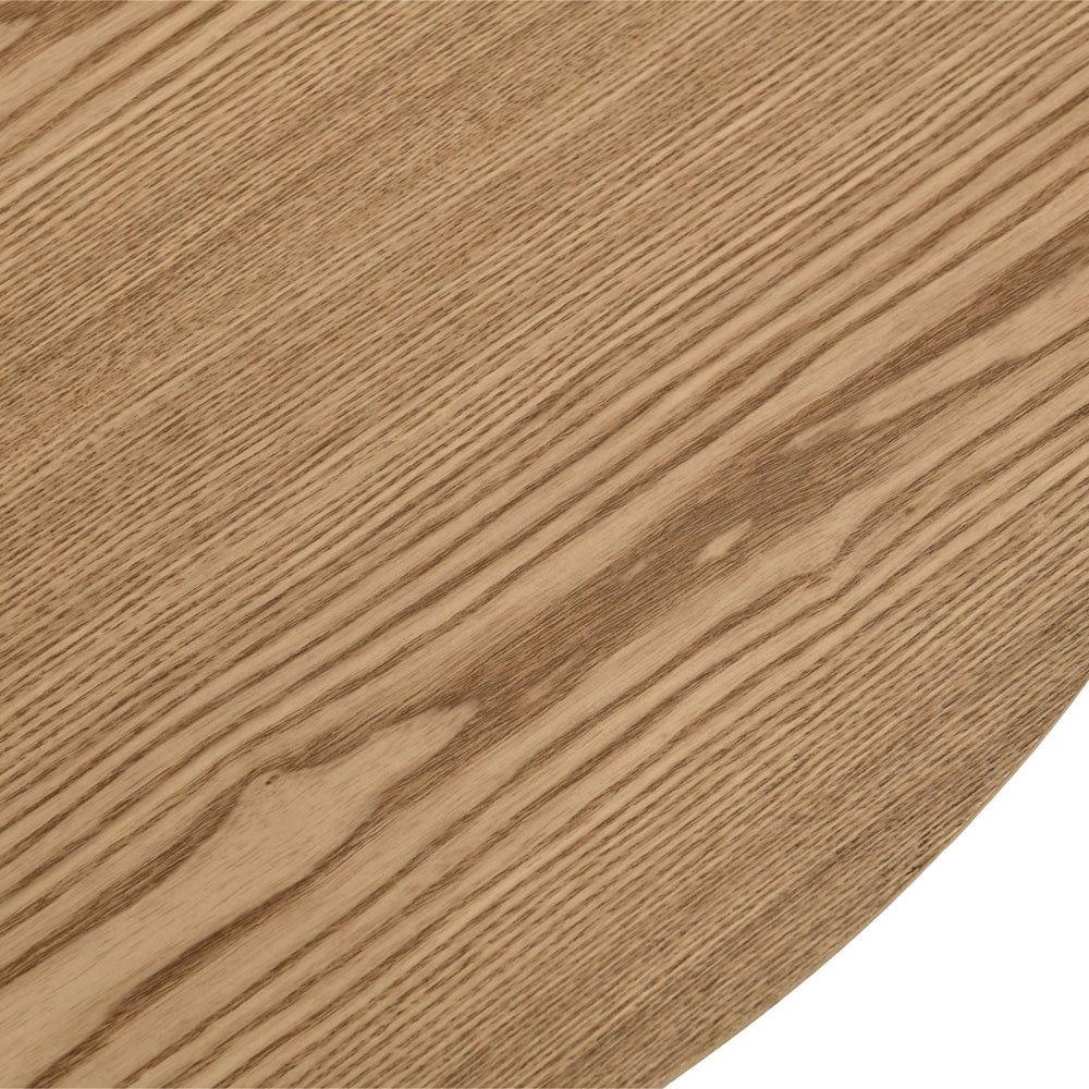 LEITH 130cm Organic Shaped Coffee Table – Oak