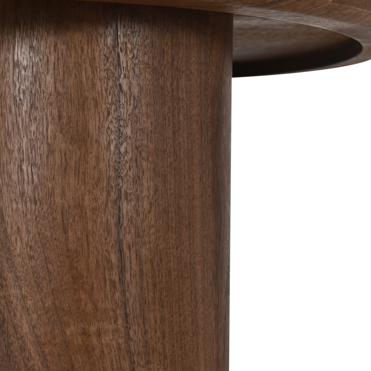 LEITH 130cm Organic Shaped Coffee Table – Walnut