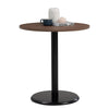 RUNDA Round Dining Table 70cm - Walnut & Black
