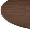 RUNDA Round Dining Table 70cm - Walnut & Black