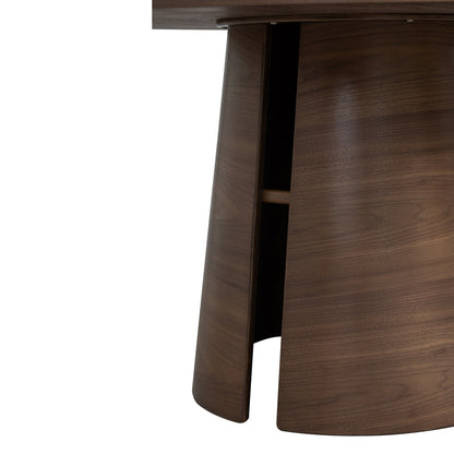 OKARA Round Dining Table 120cm - Walnut