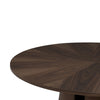 OKARA Round Dining Table 120cm - Walnut