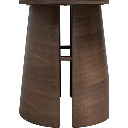 OKARA Round Dining Table 120cm - Walnut
