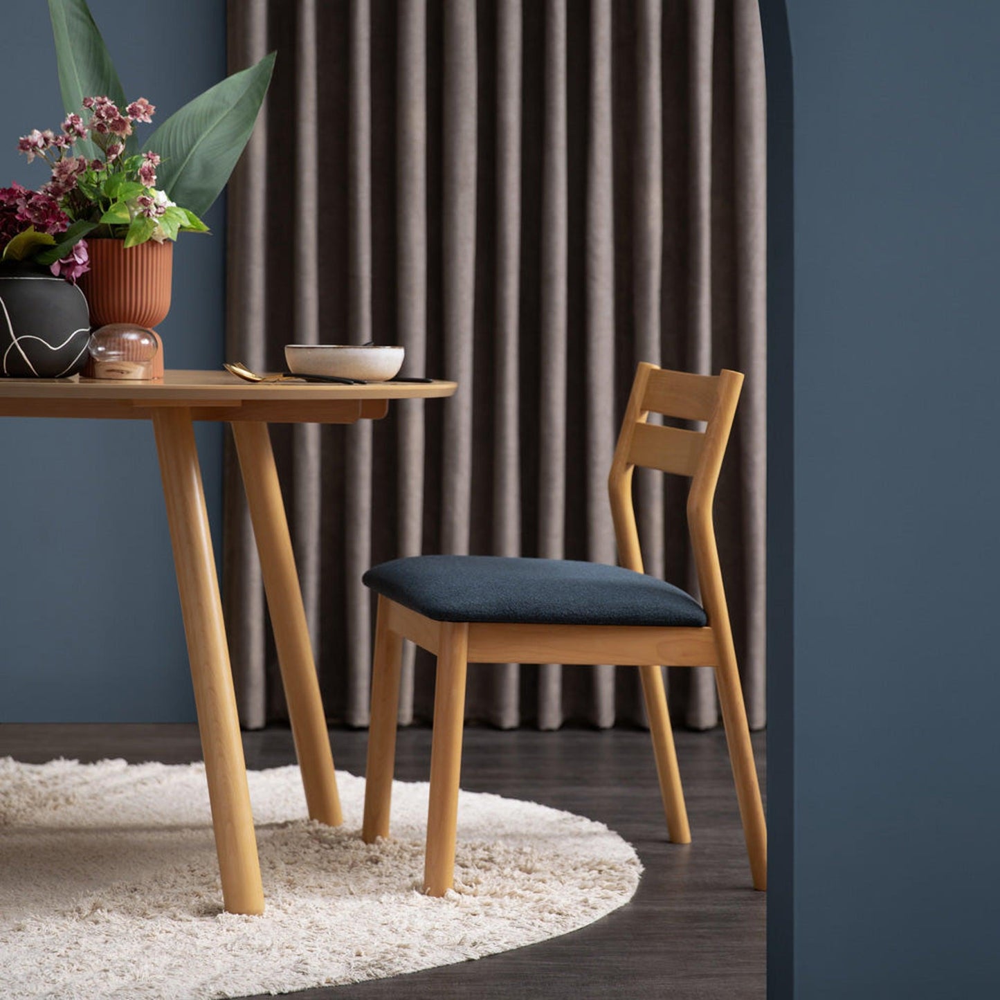 RODO Round Dining Table 120cm - Natural