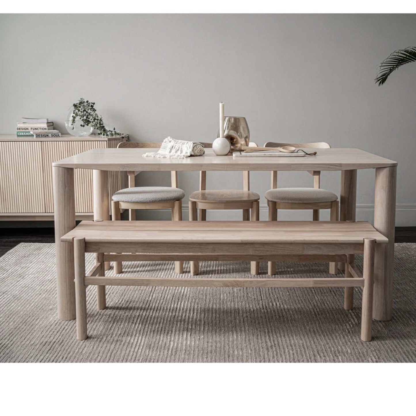 LOWEN Dining Chair - Cream White