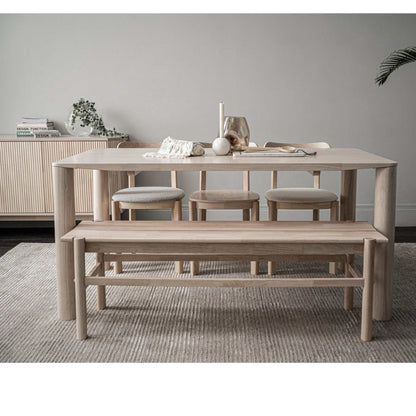 LOWEN Dining Chair - Cream White