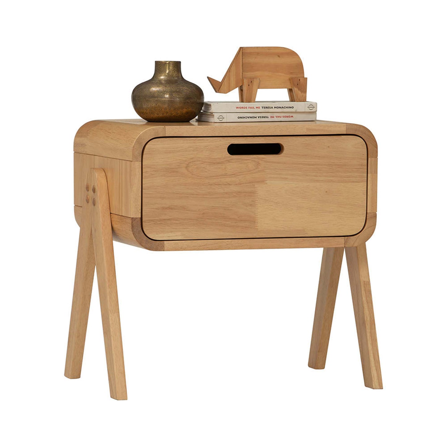 ANGUS Bedside Table 40cm - Oak