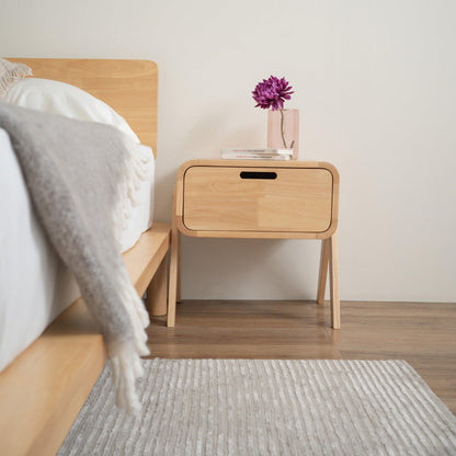 ANGUS Bedside Table 40cm - Oak