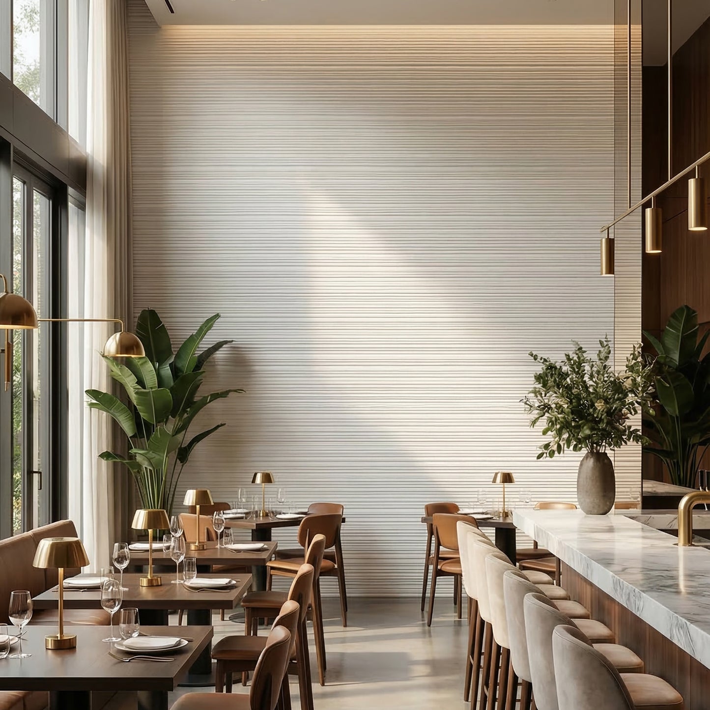WOODFLEX FLEXIBLE SOFT STONE PANEL - NEW LINE White - 2700 x 600mm