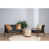 MENDO Lounge Chair - Black & Walnut