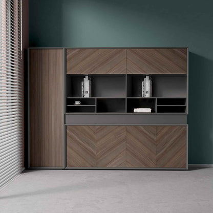 ARMANDO Display Unit 2.6M - Hazelnut & Grey