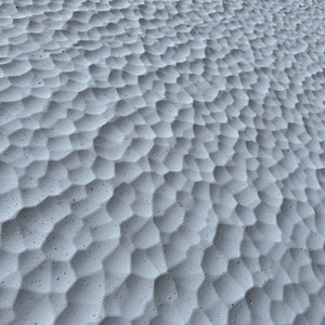 WOODFLEX FLEXIBLE SOFT STONE PANEL - HIVE STONE White - 2700 x 600mm