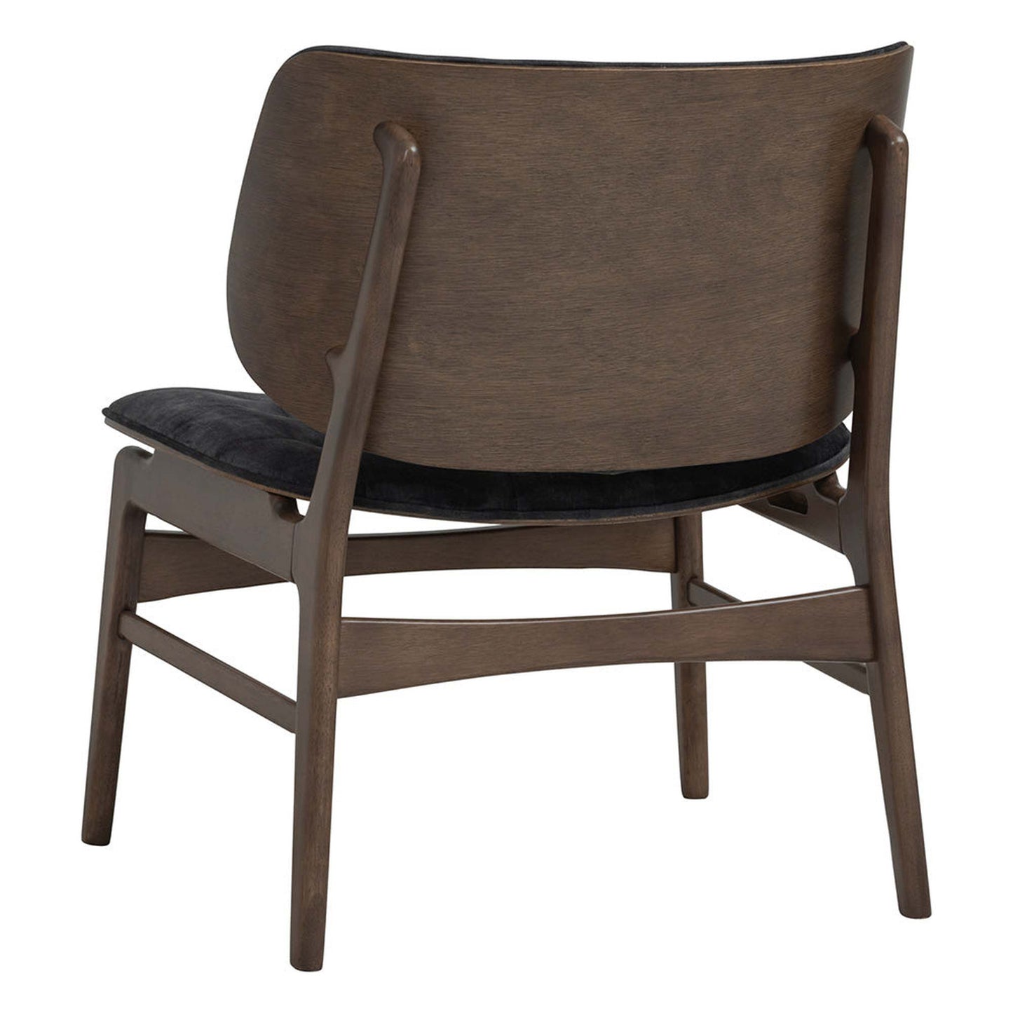 HEATH Lounge Chair - Walnut & Charcoal