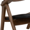 CAMRY Lounge Chair - Walnut & Black