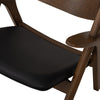 CAMRY Lounge Chair - Walnut & Black