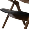 CAMRY Lounge Chair - Walnut & Black