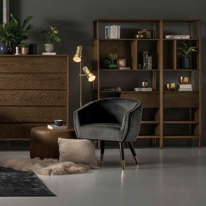 DENIZ Lounge Chair - Grey