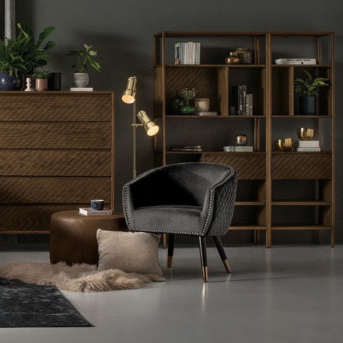 DENIZ Lounge Chair - Grey