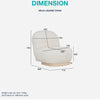 HELIA Boucle Lounge Chair - Off White