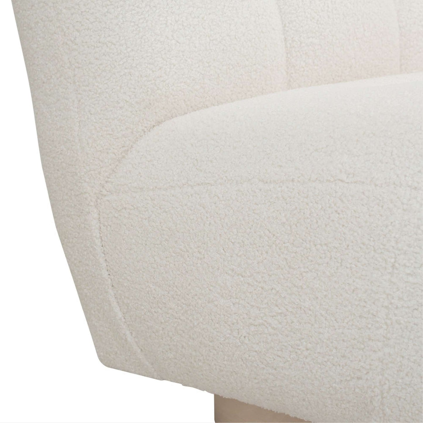 HELIA Boucle Lounge Chair - Off White