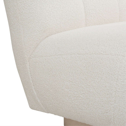 HELIA Boucle Lounge Chair - Off White