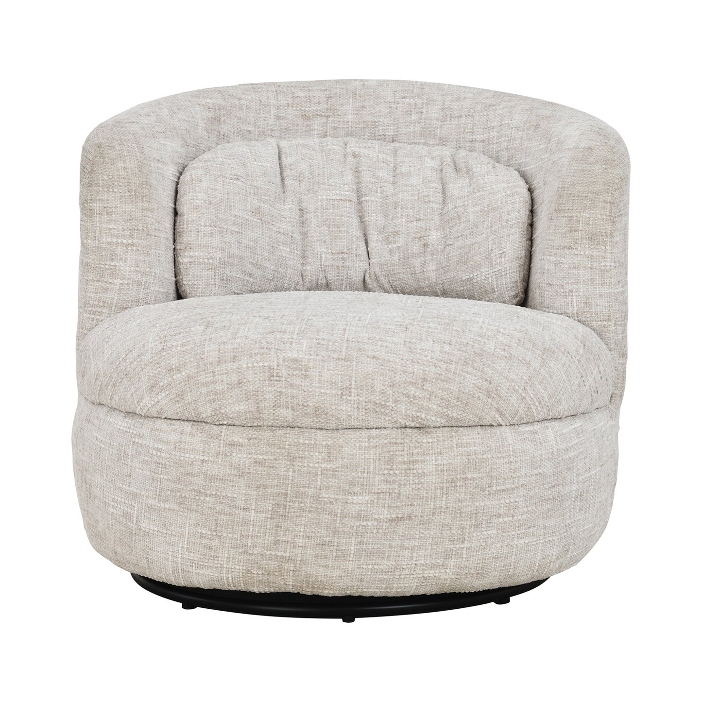COROLLA Swivel Lounge Chair - Ivory