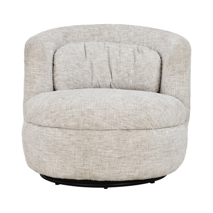 COROLLA Swivel Lounge Chair - Ivory