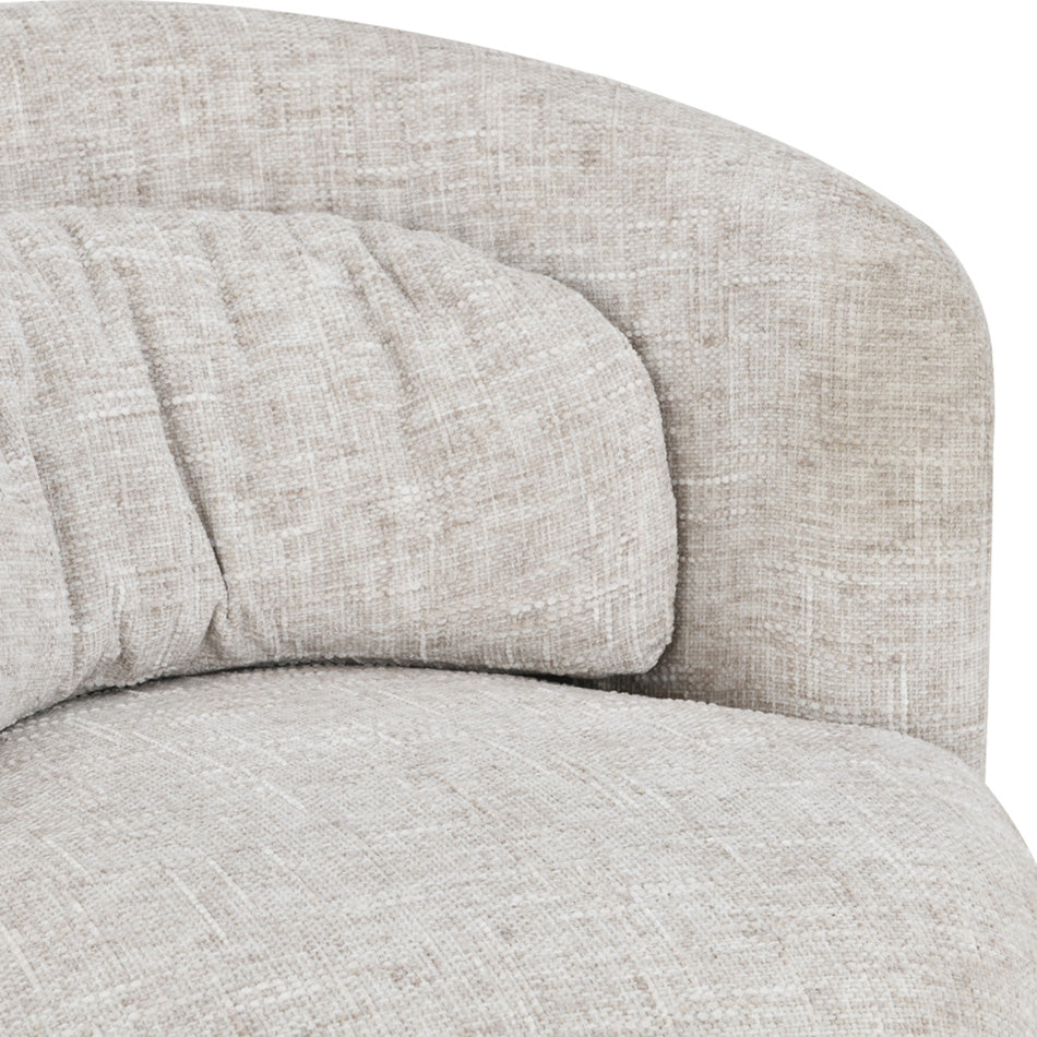 COROLLA Swivel Lounge Chair - Ivory