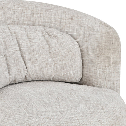COROLLA Swivel Lounge Chair - Ivory
