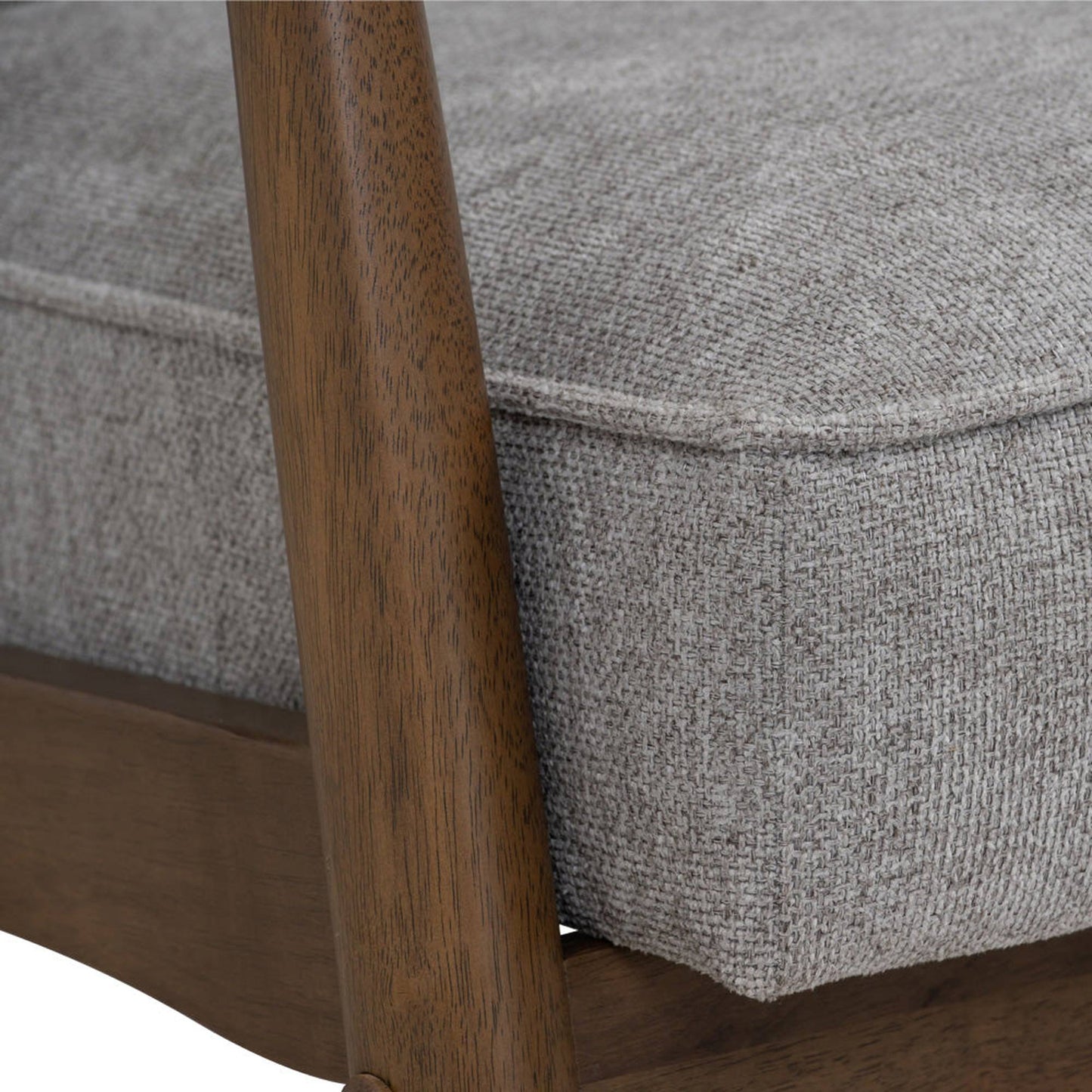 FIGARO 2 Seater Sofa Walnut & Steel