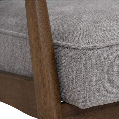 FIGARO 2 Seater Sofa Walnut & Steel
