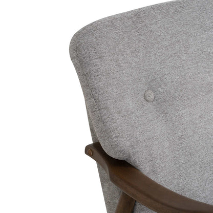 FIGARO 2 Seater Sofa Walnut & Steel