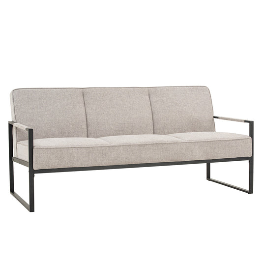 CALIBRA 3 Seater Sofa - Black & Grey