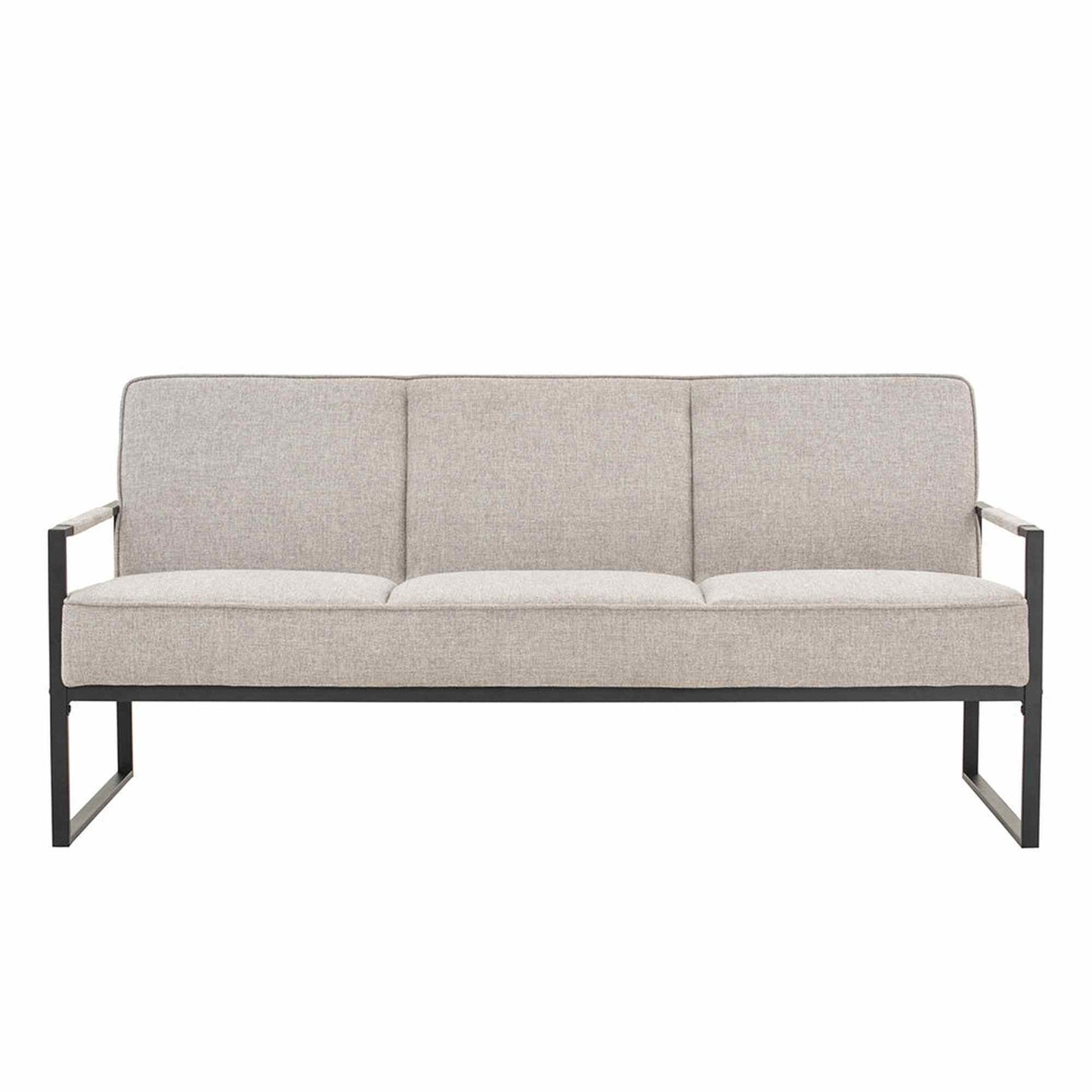 CALIBRA 3 Seater Sofa - Black & Grey