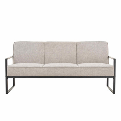 CALIBRA 3 Seater Sofa - Black & Grey
