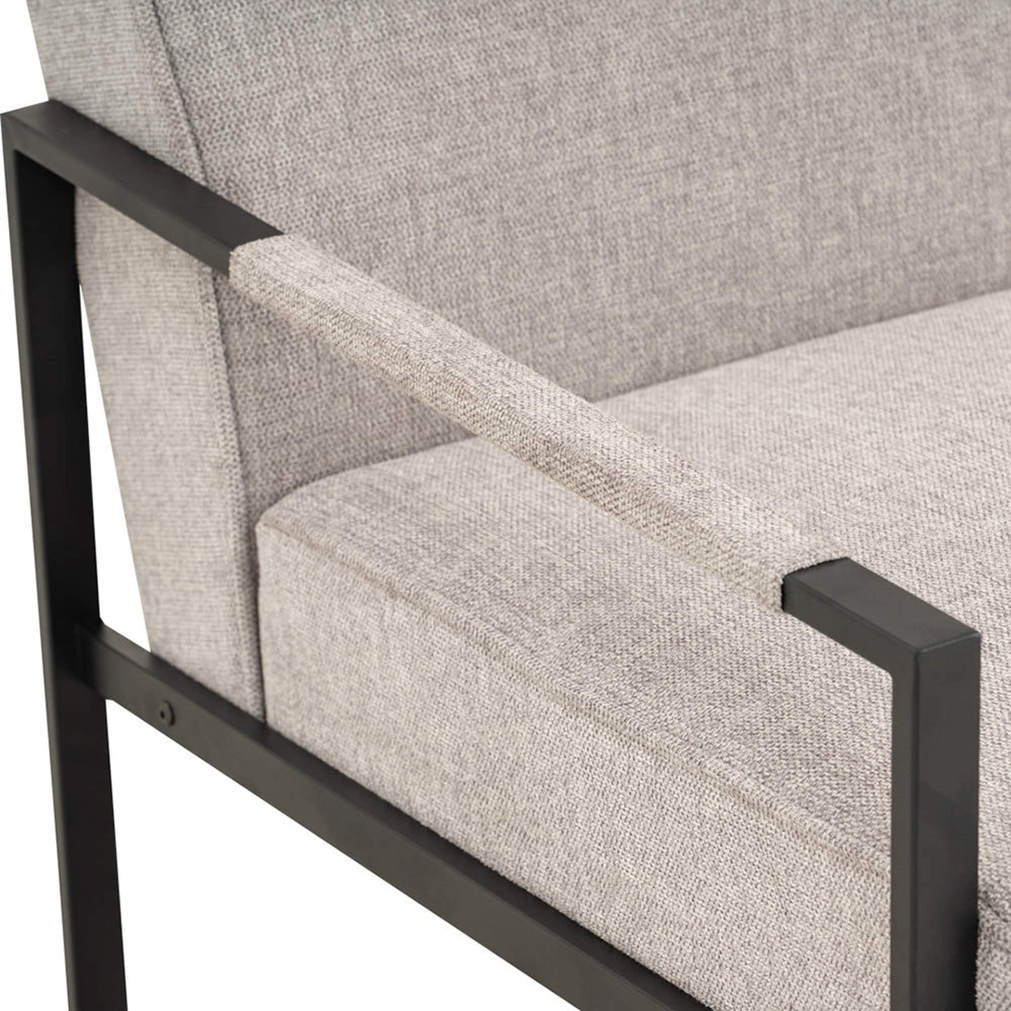 CALIBRA 3 Seater Sofa - Black & Grey