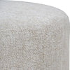 AURA Ottoman 37.5cm - Beige & Walnut