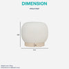 STELIA Ottoman 51cm - Off White