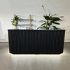 HALO Reception Desk 240cm - Black