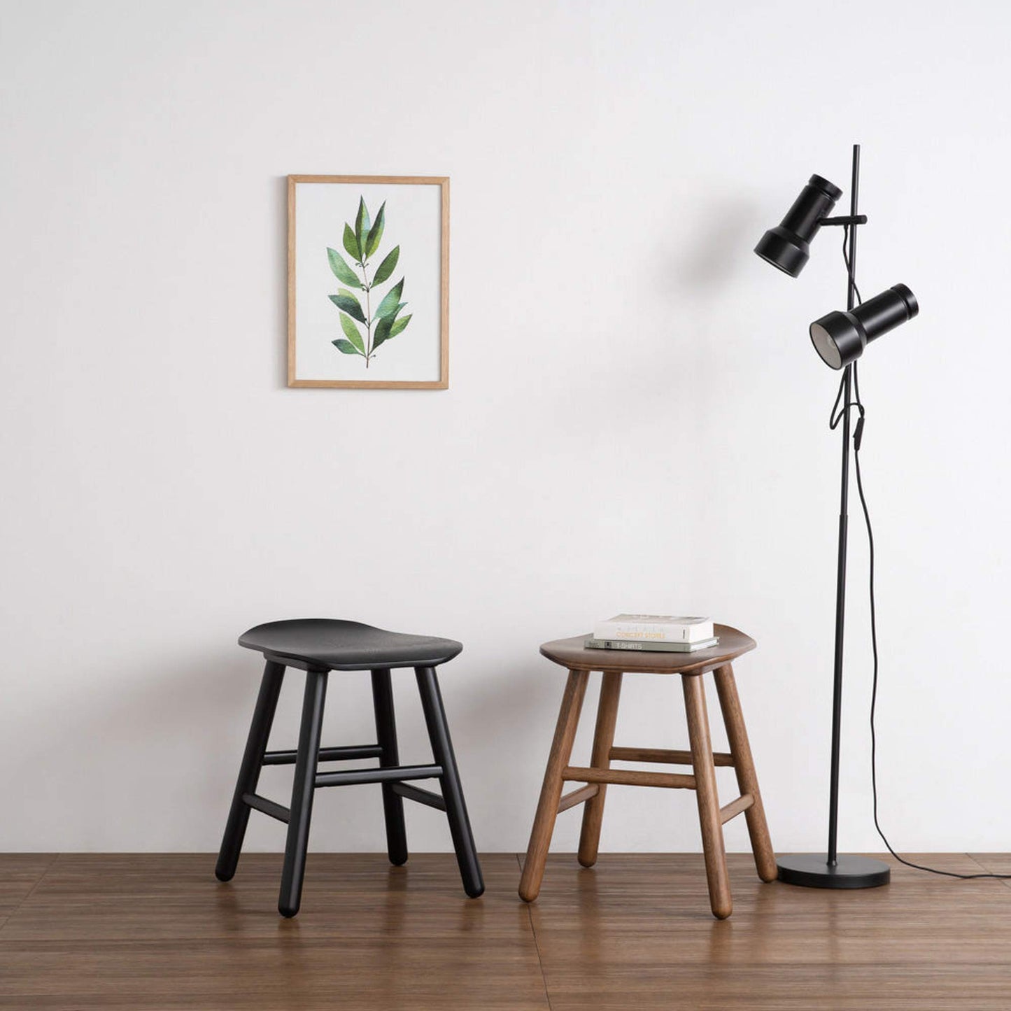 Hetty Stool - Black Ash Veneer