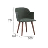NAYELI Dining Chair - Dark Green