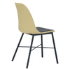 LAXMI Dining Chair - Dusty Yellow & Black